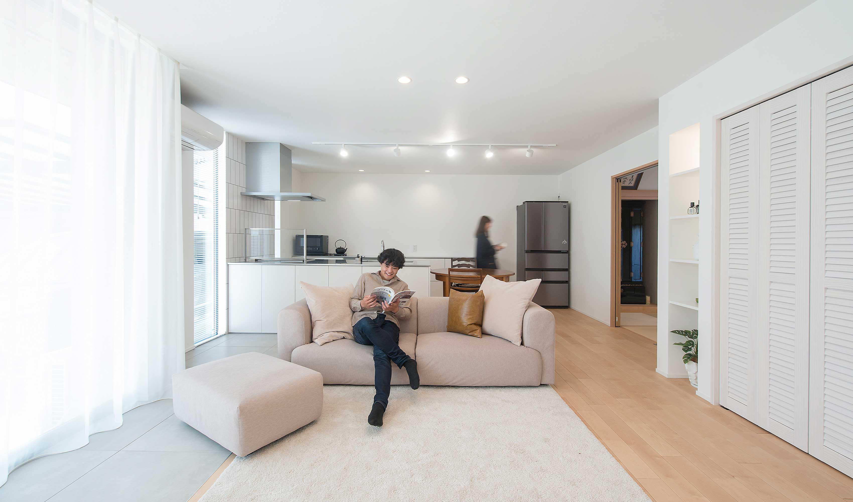 夫婦2人のリビング風景2