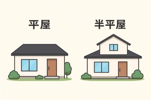 人気の平屋と半平屋を比較！後悔しない家づくりのポイントとは？